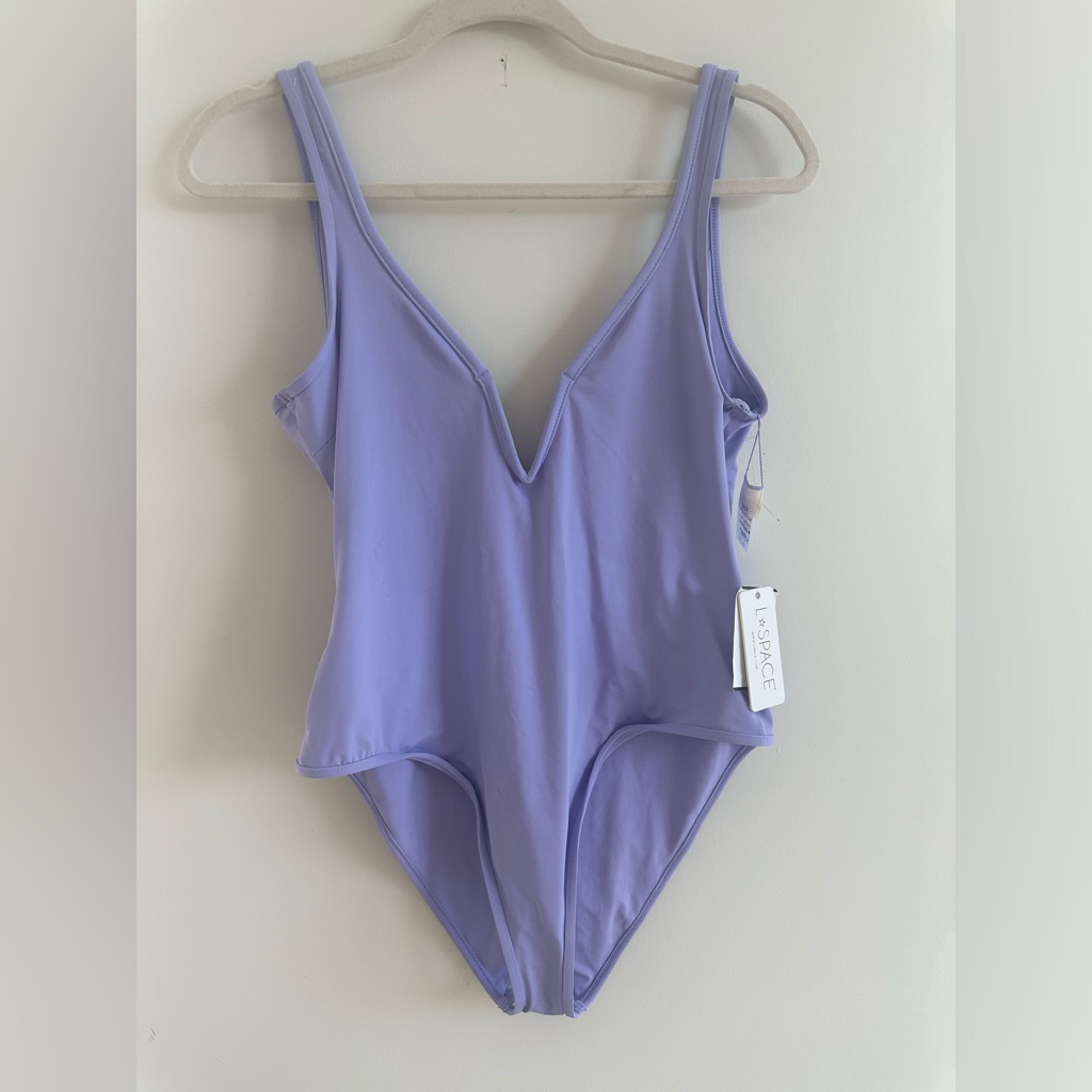Nwt Lspace Purple One Piece Swimsuit